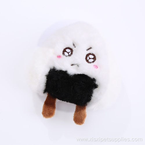 Cute squeaky plush dog chew toy/catnip toy